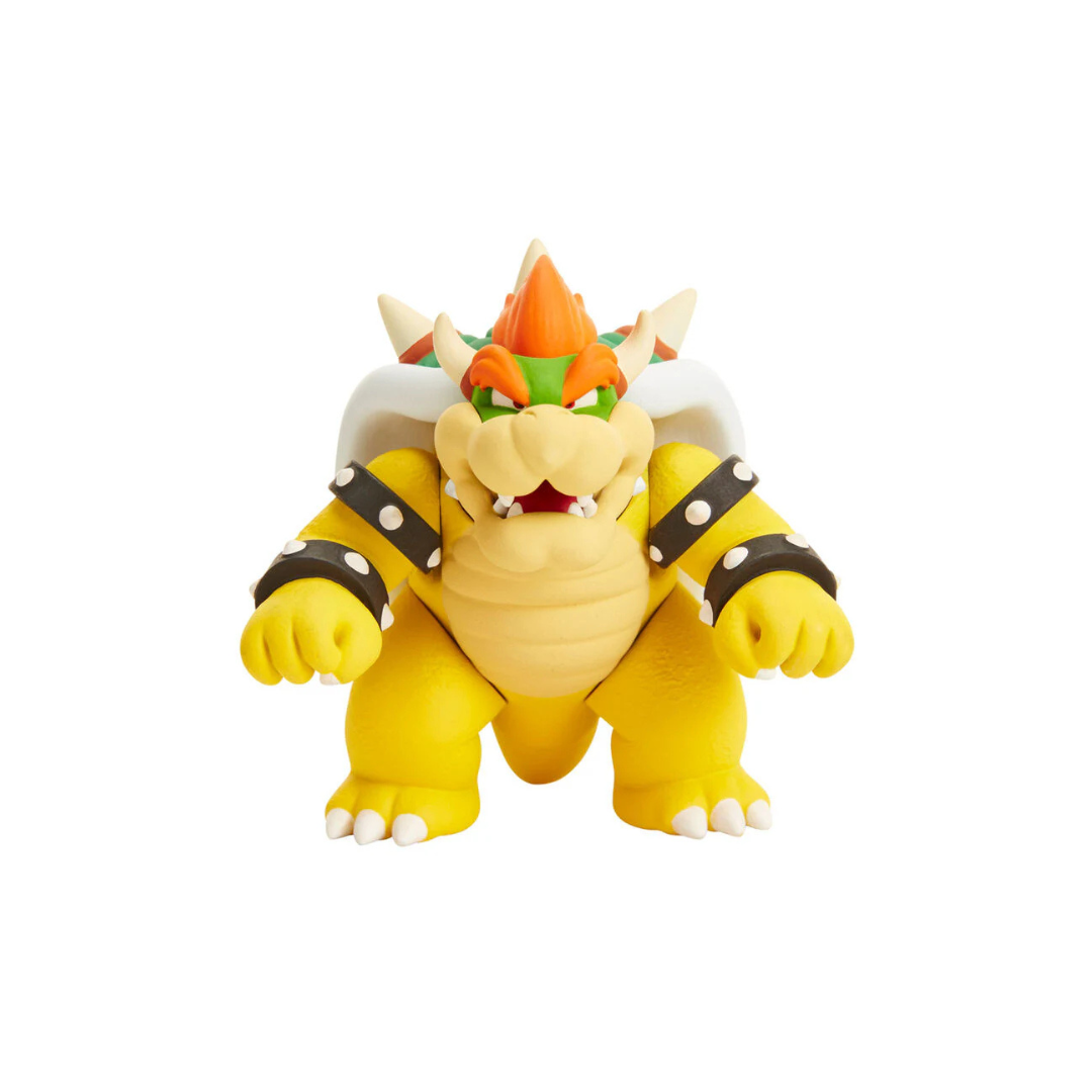 Figurina de Bowser em plástico colorido