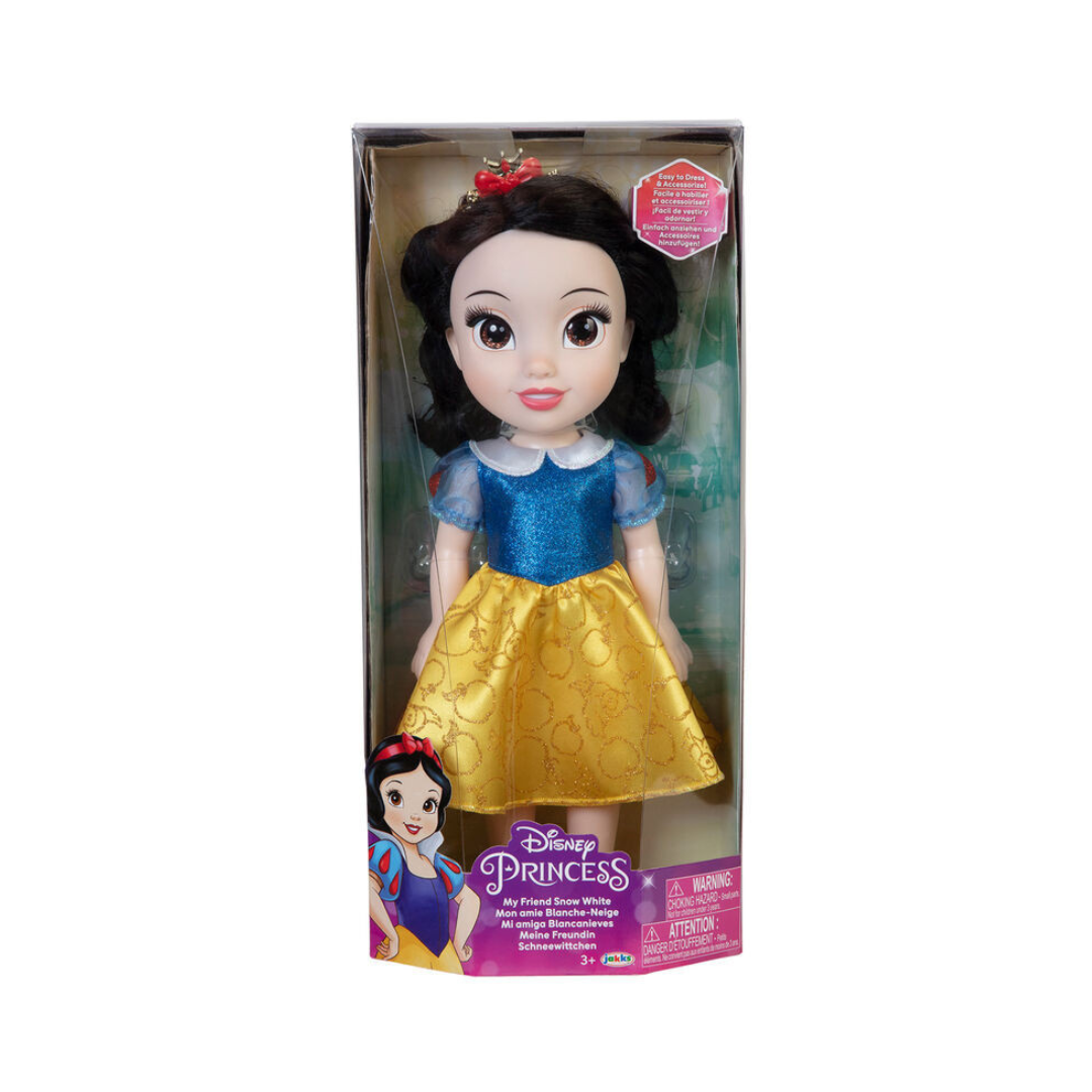 Boneca Disney Princesa Branca de Neve embalada em caixa transparente