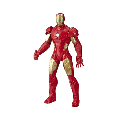 Figura de ação Homem de Ferro vermelho e dourado
