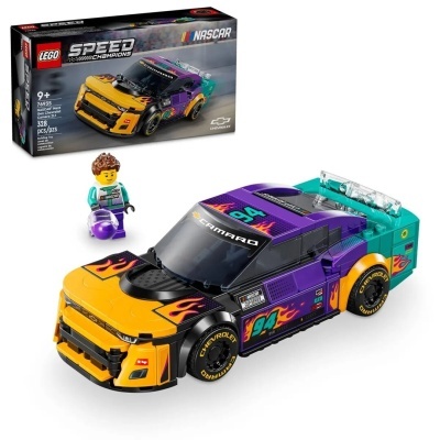 LEGO Speed Champions NASCAR Chevrolet Camaro ZL1 com mini figura e caixa
