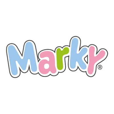 Logótipo colorido da marca Marky