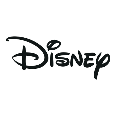Logótipo da Disney em preto sobre fundo branco