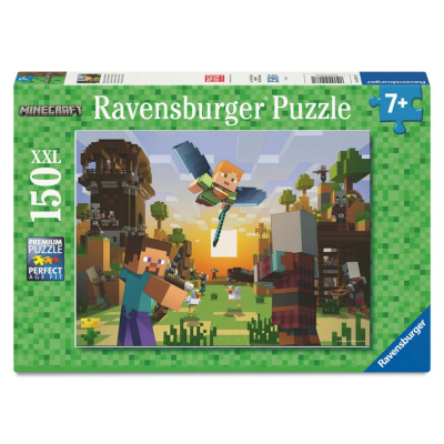 Caixa de quebra-cabeças Ravensburger Minecraft 150 peças XXL