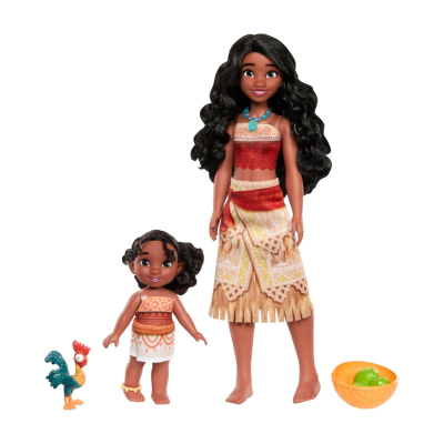 Conjunto de bonecas Moana com acessórios