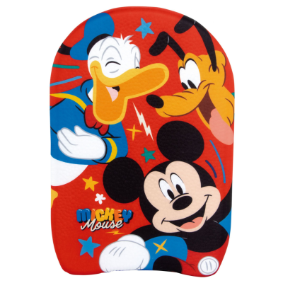 Prancha colorida com personagens Disney Mickey, Donald e Pluto