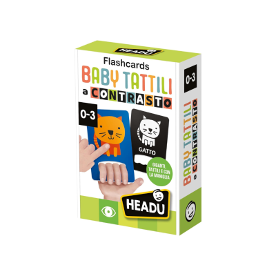 Caixa de Flashcards BABY TATTILI a CONTRASTO para bebés