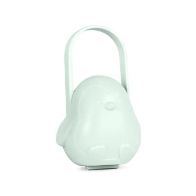 Candeeiro portátil branco em forma de pinguim com alça rígida