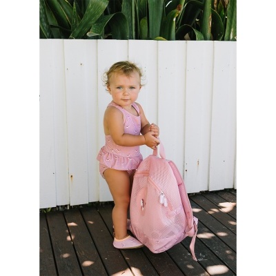 Monn&#x00EB;ka&#x20;&#x7C;&#x20;Mochila&#x20;infantil&#x20;anti-areia&#x20;Whale&#x20;Pink