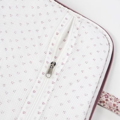 Pasito&#x20;a&#x20;Pasito&#x20;&#x7C;&#x20;Mala&#x20;Maternidade&#x20;Retangular&#x20;Cherry&#x20;Flowers&#x20;-&#x20;Rosa