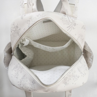 Pasito&#x20;a&#x20;Pasito&#x20;&#x7C;&#x20;Mochila&#x20;de&#x20;Maternidade&#x20;Toile&#x20;de&#x20;Jouy&#x20;Cream&#x20;-&#x20;Bege
