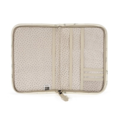 Walking&#x20;Mum&#x20;Porta&#x20;Documentos&#x20;Mimosa&#x20;-&#x20;Verde&#x20;e&#x20;P&#x00E9;rola