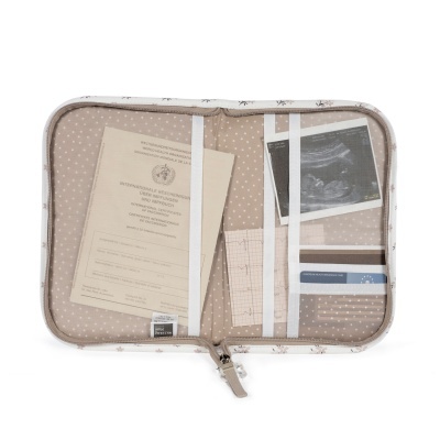 Walking&#x20;Mum&#x20;&#x7C;&#x20;Porta&#x20;Documentos&#x20;Beb&#x00E9;&#x20;Botton&#x20;Flowers&#x20;-&#x20;P&#x00E9;rola