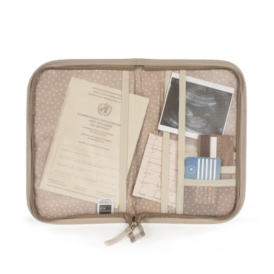 Walking&#x20;Mum&#x20;&#x7C;&#x20;Porta&#x20;Documentos&#x20;Caetana&#x20;Sand&#x20;-&#x20;Bege