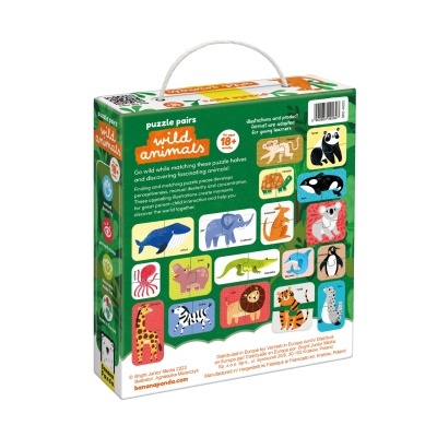 Banana&#x20;Panda&#x20;&#x7C;&#x20;Puzzle&#x20;Animais&#x20;Selvagens&#x20;18&#x20;Meses&#x2B;
