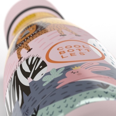 Cool&#x20;Bottles&#x20;&#x7C;&#x20;Kids&#x20;Savannah&#x20;Kingdom&#x20;260ml