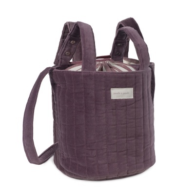 Pasito&#x20;a&#x20;Pasito&#x20;&#x7C;&#x20;Bolsa&#x20;Bucket&#x20;Cherry&#x20;Velvet&#x20;-&#x20;Bord&#x00F4;