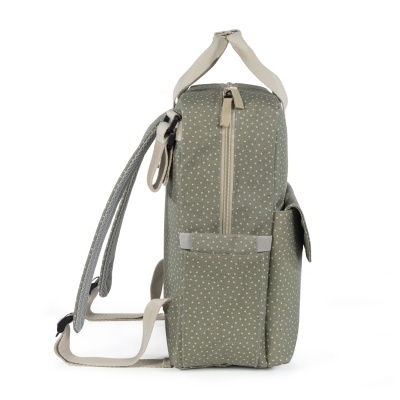 Walking&#x20;Mum&#x20;&#x7C;&#x20;Mochila&#x20;de&#x20;Maternidade&#x20;Polka&#x20;Dot&#x20;Poppy&#x20;Moss