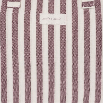 Pasito&#x20;a&#x20;Pasito&#x20;&#x7C;&#x20;Mala&#x20;Maternidade&#x20;Retangular&#x20;Cherry&#x20;Strips&#x20;-&#x20;Cereja