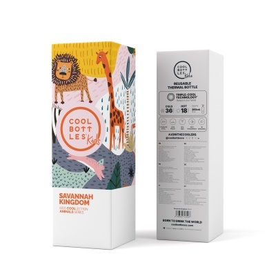 Cool&#x20;Bottles&#x20;&#x7C;&#x20;Kids&#x20;Savannah&#x20;Kingdom&#x20;260ml