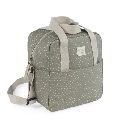 Walking&#x20;Mum&#x20;&#x7C;&#x20;Bolsa&#x20;T&#x00E9;rmica&#x20;Polka&#x20;Dot&#x20;Poppy&#x20;Moss