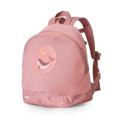 Monn&#x00EB;ka&#x20;&#x7C;&#x20;Mochila&#x20;infantil&#x20;anti-areia&#x20;Whale&#x20;Pink