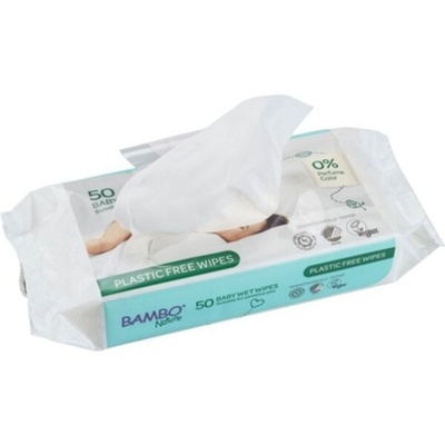 Bambo&#x20;Nature&#x20;&#x7C;&#x20;Baby&#x20;Wet&#x20;Wipes&#x20;Plastic&#x20;Free&#x20;-&#x20;50&#x20;toalhitas
