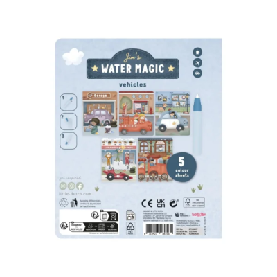 Little&#x20;Dutch&#x20;&#x7C;&#x20;Livro&#x20;Water&#x20;Magic&#x20;Jim&#x20;Vehicles