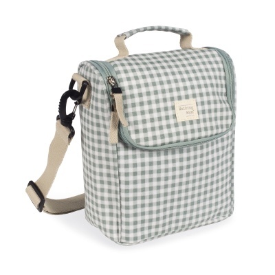 Walking&#x20;Mum&#x20;&#x7C;&#x20;Bolsa&#x20;T&#x00E9;rmica&#x20;I&#x20;Love&#x20;Vichy&#x20;-&#x20;Verde