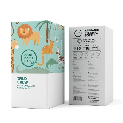Cool&#x20;Bottles&#x20;&#x7C;&#x20;Kiddies&#x20;Wild&#x20;Crew&#x20;350ml