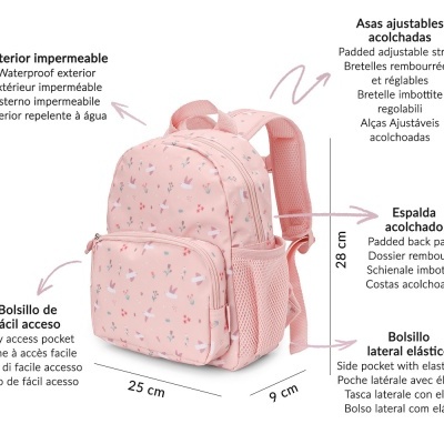 Tutete&#x20;&#x7C;&#x20;Mochila&#x20;Infantil&#x20;Blossom&#x20;Birds