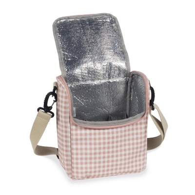 Walking&#x20;Mum&#x20;&#x7C;&#x20;Bolsa&#x20;T&#x00E9;rmica&#x20;I&#x20;Love&#x20;Vichy&#x20;-&#x20;Rosa