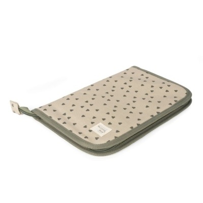 WALKING&#x20;MUM&#x20;&#x7C;&#x20;PORTA-DOCUMENTOS&#x20;POPPY&#x20;HEARTS&#x20;MOSS