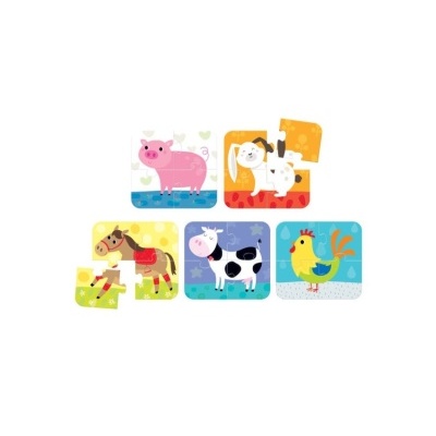 Banana&#x20;Panda&#x20;Puzzle&#x20;On-The-Go&#x20;Animais&#x20;da&#x20;Quinta&#x20;2&#x20;Anos