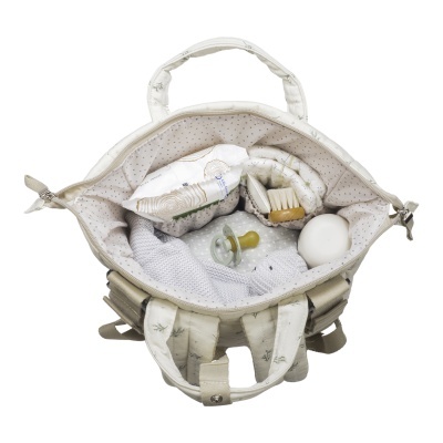 Walking&#x20;Mum&#x20;&#x7C;&#x20;Mochila&#x20;de&#x20;Maternidade&#x20;Mimosa&#x20;-&#x20;Verde&#x20;e&#x20;P&#x00E9;rola