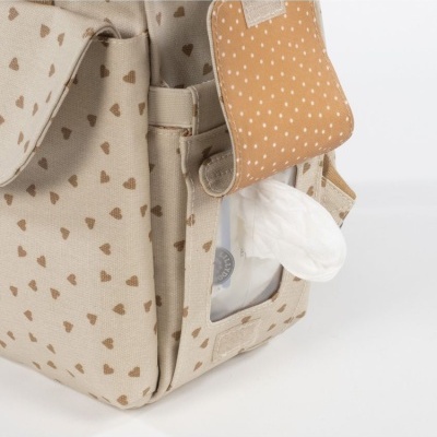 WALKING&#x20;MUM&#x20;&#x7C;&#x20;MOCHILA&#x20;POPPY&#x20;HEARTS&#x20;CINNAMON