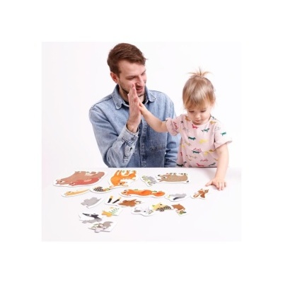 Banana&#x20;Panda&#x20;2x&#x20;Puzzle&#x20;Animais&#x20;da&#x20;Floresta&#x20;&#x2B;&#x20;2&#x20;Anos