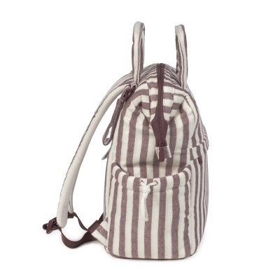 Pasito&#x20;a&#x20;Pasito&#x20;&#x7C;&#x20;Mochila&#x20;de&#x20;Maternidade&#x20;Cherry&#x20;Strips&#x20;-&#x20;Cereja