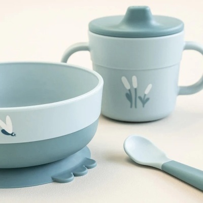 Done&#x20;by&#x20;Deer&#x20;&#x7C;&#x20;Conjunto&#x20;Primeira&#x20;Refei&#x00E7;&#x00E3;o&#x20;Foodie&#x20;Elphee&#x20;3pc&#x20;-&#x20;Azul