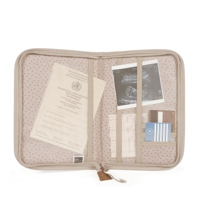 Walking&#x20;Mum&#x20;&#x7C;&#x20;Porta&#x20;Documentos&#x20;Polka&#x20;Dot&#x20;Poppy&#x20;Cinnamon