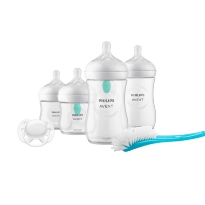 Conjunto de biberões Philips Avent, chupeta e escova de limpeza