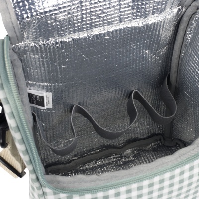 Walking&#x20;Mum&#x20;&#x7C;&#x20;Bolsa&#x20;T&#x00E9;rmica&#x20;I&#x20;Love&#x20;Vichy&#x20;-&#x20;Verde