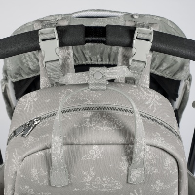 Pasito&#x20;a&#x20;Pasito&#x20;&#x7C;&#x20;Mochila&#x20;de&#x20;Maternidade&#x20;Toile&#x20;de&#x20;Jouy&#x20;Forest&#x20;-&#x20;Verde