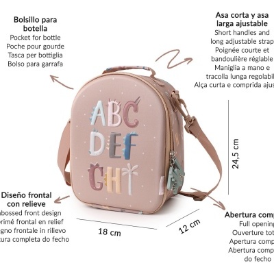 Tutete&#x20;&#x7C;&#x20;Bolsa&#x20;T&#x00E9;rmica&#x20;Infantil&#x20;Funny&#x20;Letters