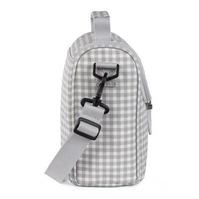 Walking&#x20;Mum&#x20;&#x7C;&#x20;Bolsa&#x20;T&#x00E9;rmica&#x20;I&#x20;Love&#x20;Vichy&#x20;-&#x20;Cinza