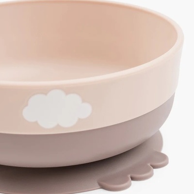 Done&#x20;by&#x20;Deer&#x20;&#x7C;&#x20;Conjunto&#x20;Primeira&#x20;Refei&#x00E7;&#x00E3;o&#x20;Happy&#x20;Clouds&#x20;3pc&#x20;-&#x20;Rosa