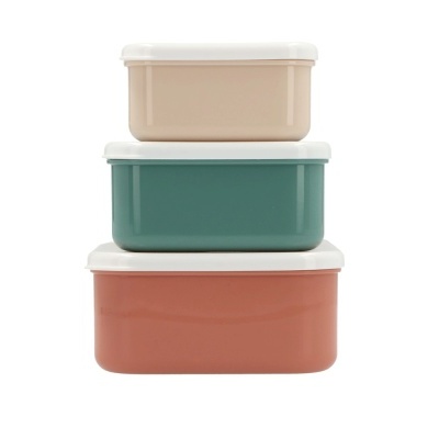 Tutete&#x20;Conjunto&#x20;3&#x20;Caixas&#x20;para&#x20;Alimentos&#x20;Geometric&#x20;Nature