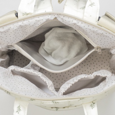 Walking&#x20;Mum&#x20;&#x7C;&#x20;Mochila&#x20;de&#x20;Maternidade&#x20;Mimosa&#x20;-&#x20;Verde&#x20;e&#x20;P&#x00E9;rola