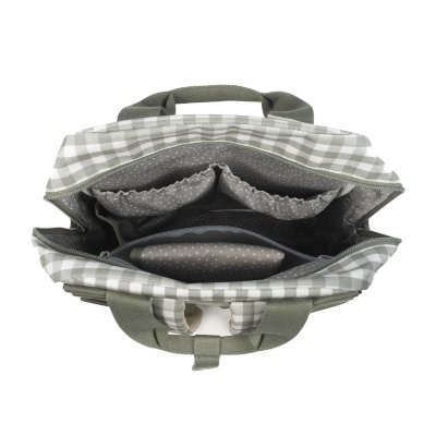 Walking&#x20;Mum&#x20;&#x7C;&#x20;Mochila&#x20;de&#x20;Maternidade&#x20;Caetana&#x20;Stone&#x20;-&#x20;Verde