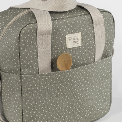 Walking&#x20;Mum&#x20;&#x7C;&#x20;Bolsa&#x20;T&#x00E9;rmica&#x20;Polka&#x20;Dot&#x20;Poppy&#x20;Moss