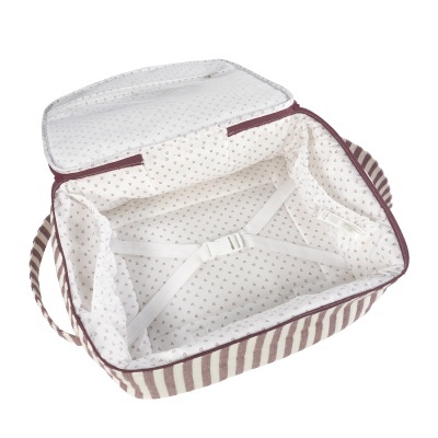 Pasito&#x20;a&#x20;Pasito&#x20;&#x7C;&#x20;Mala&#x20;Maternidade&#x20;Retangular&#x20;Cherry&#x20;Strips&#x20;-&#x20;Cereja